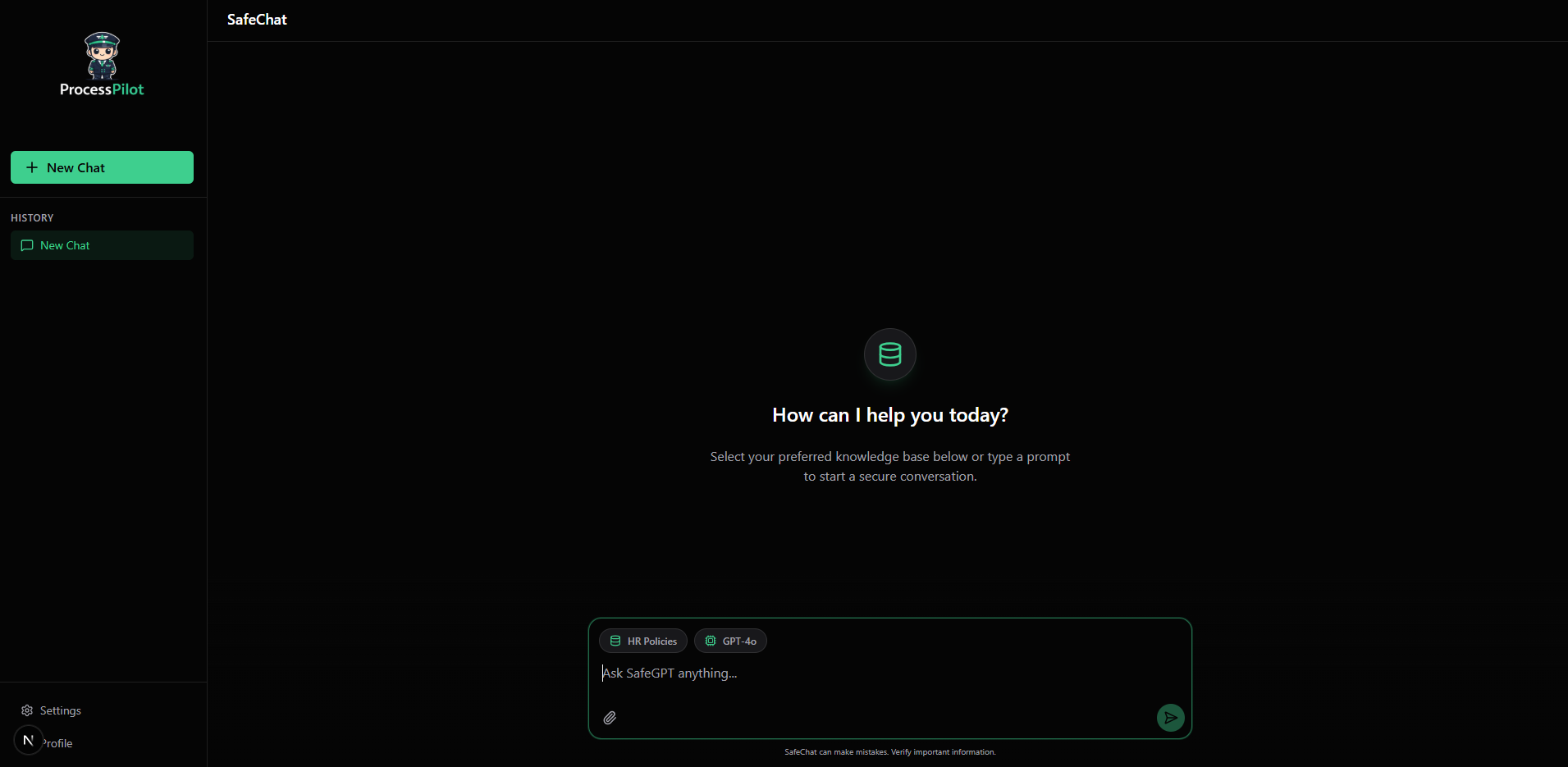 DSGVO-konformer Chatbot Demo